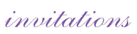 invitations